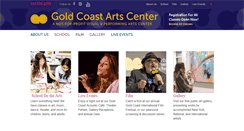 Desktop Screenshot of goldcoastarts.org